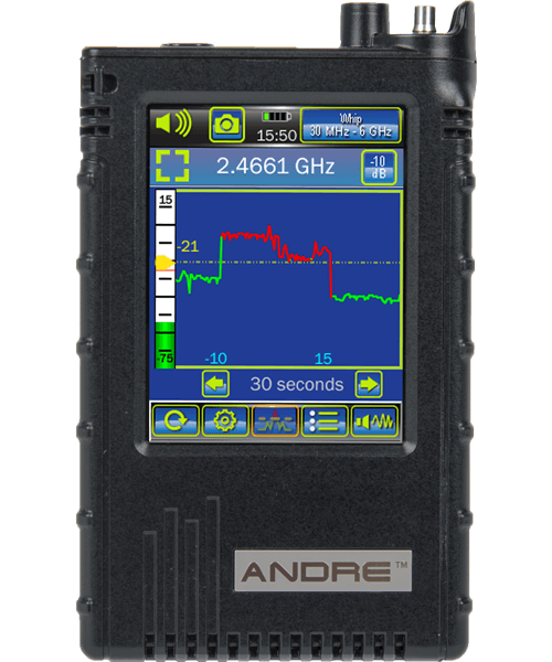 ANDRE Advanced Near-field Detection Receiver Front View